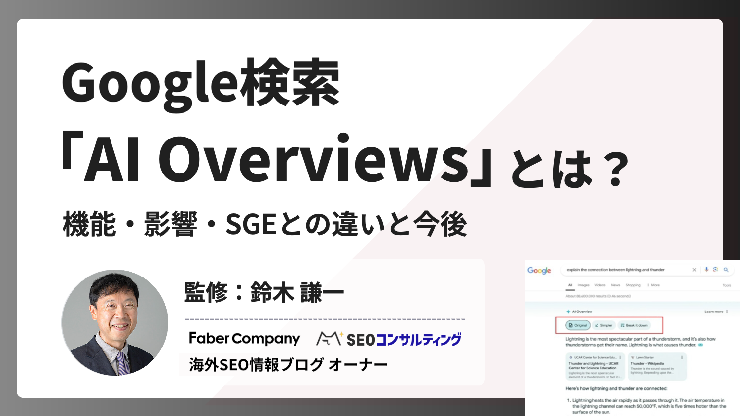 AI Overviews　