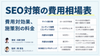 SEO対策費用の相場早見表