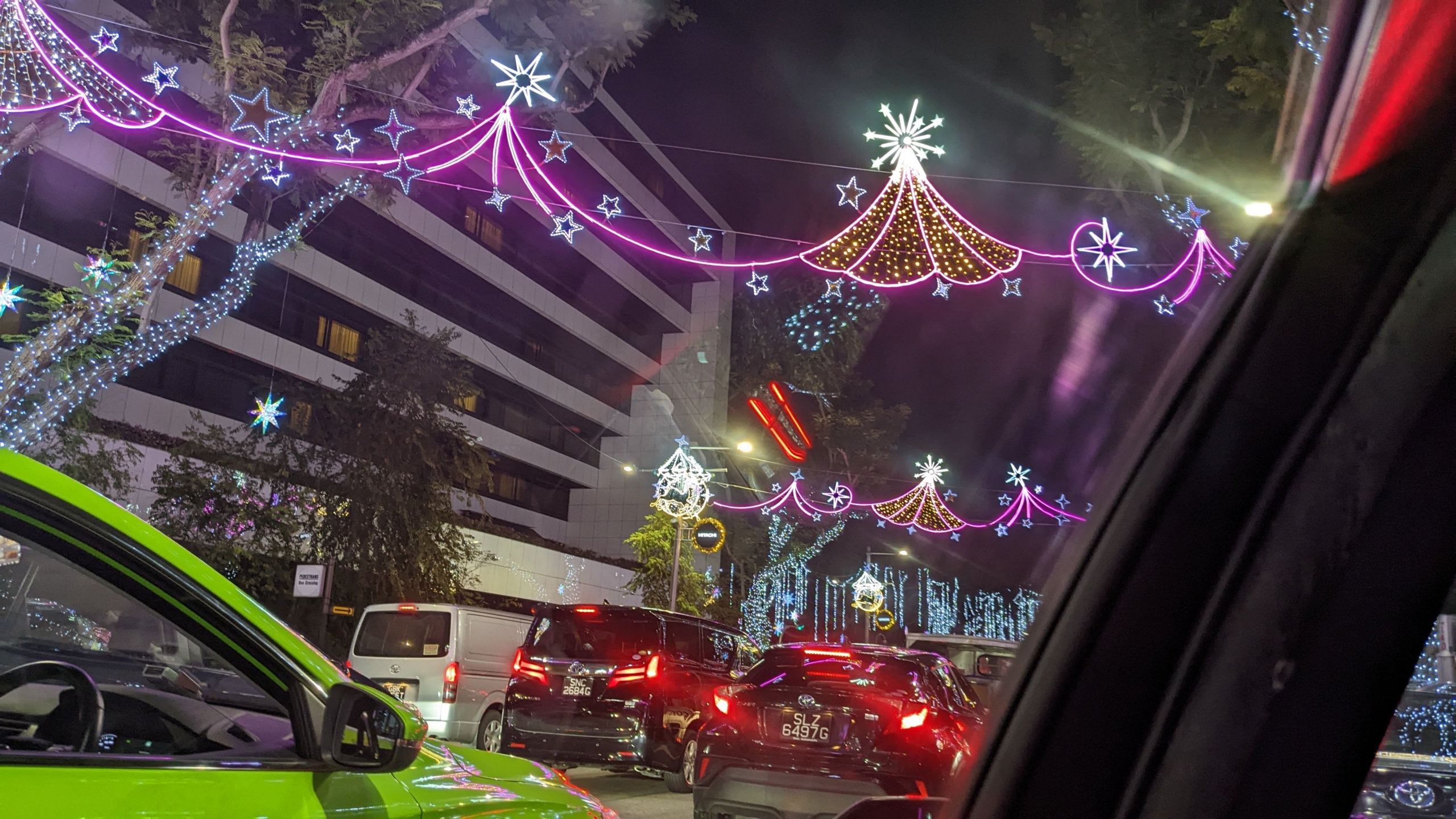 シンガポールのクリスマスイルミネーション