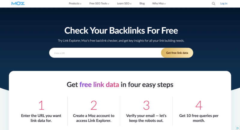 Moz Link Explorer
