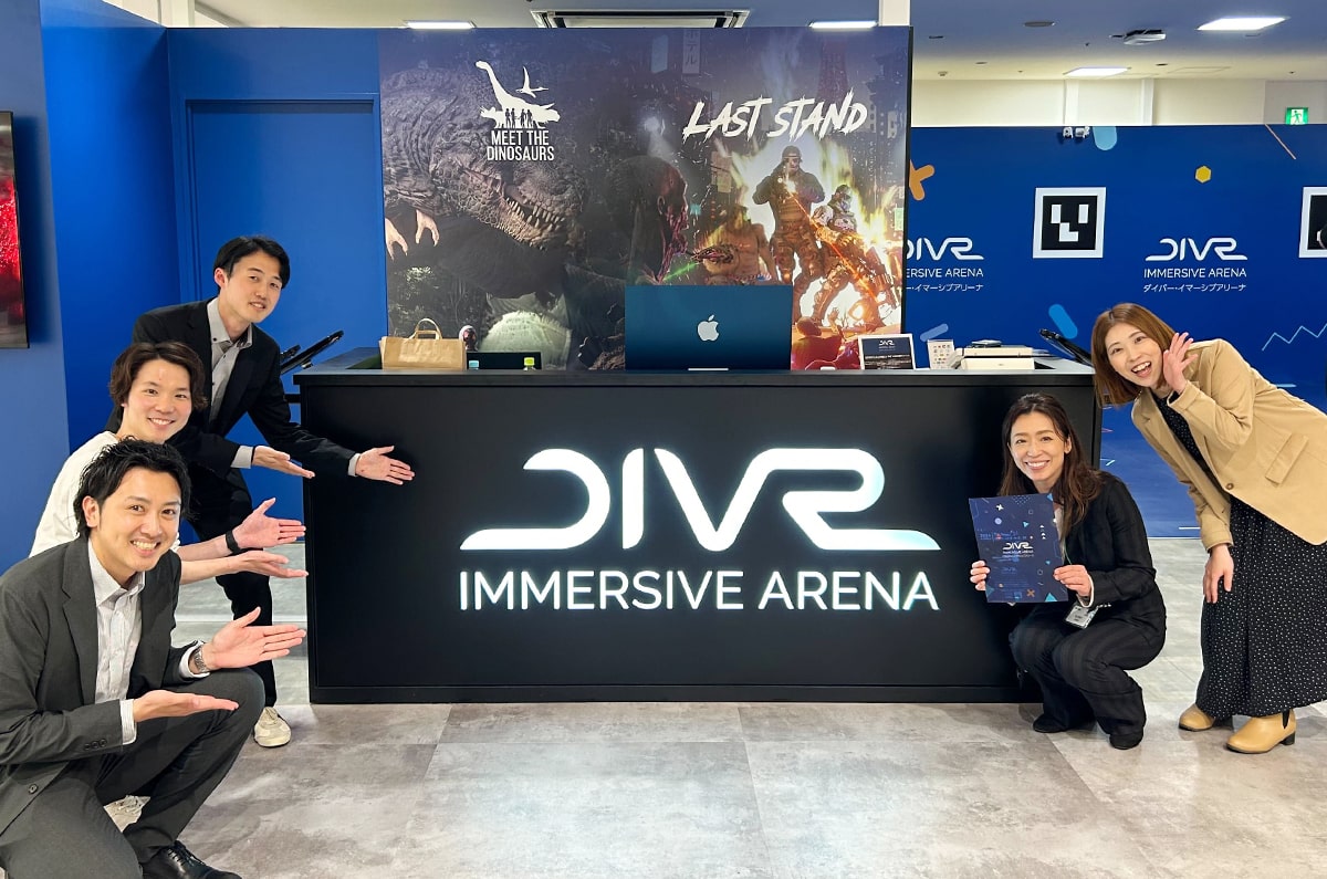 VRアトラクション「DIVR IMMERSIVE ARENA（ダイバーイマーシブアリーナ）」