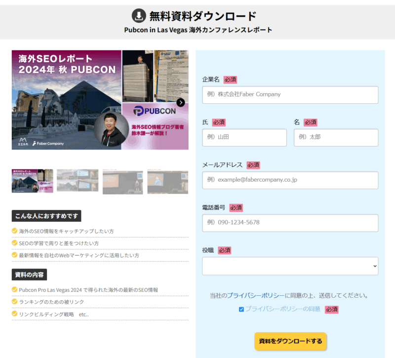 海外SEO事例のホワイトペーパー