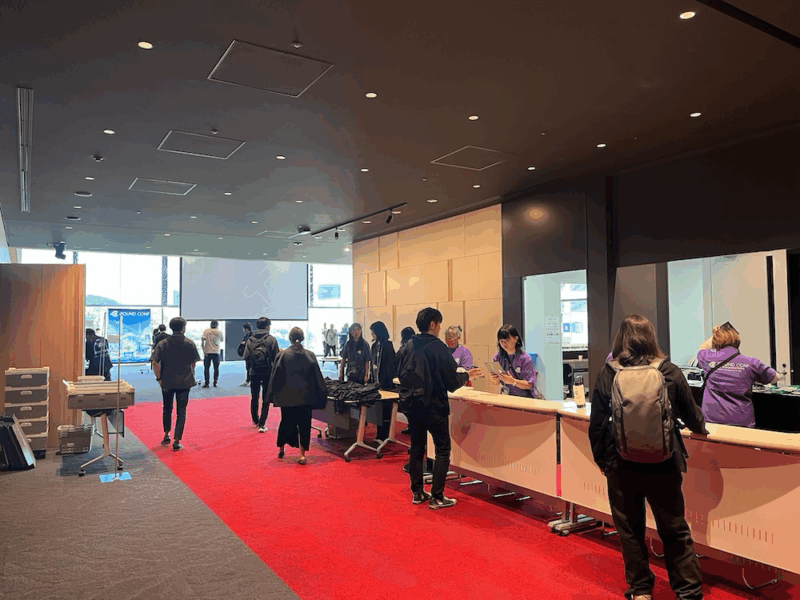 FOUND Conferenceの受付の様子