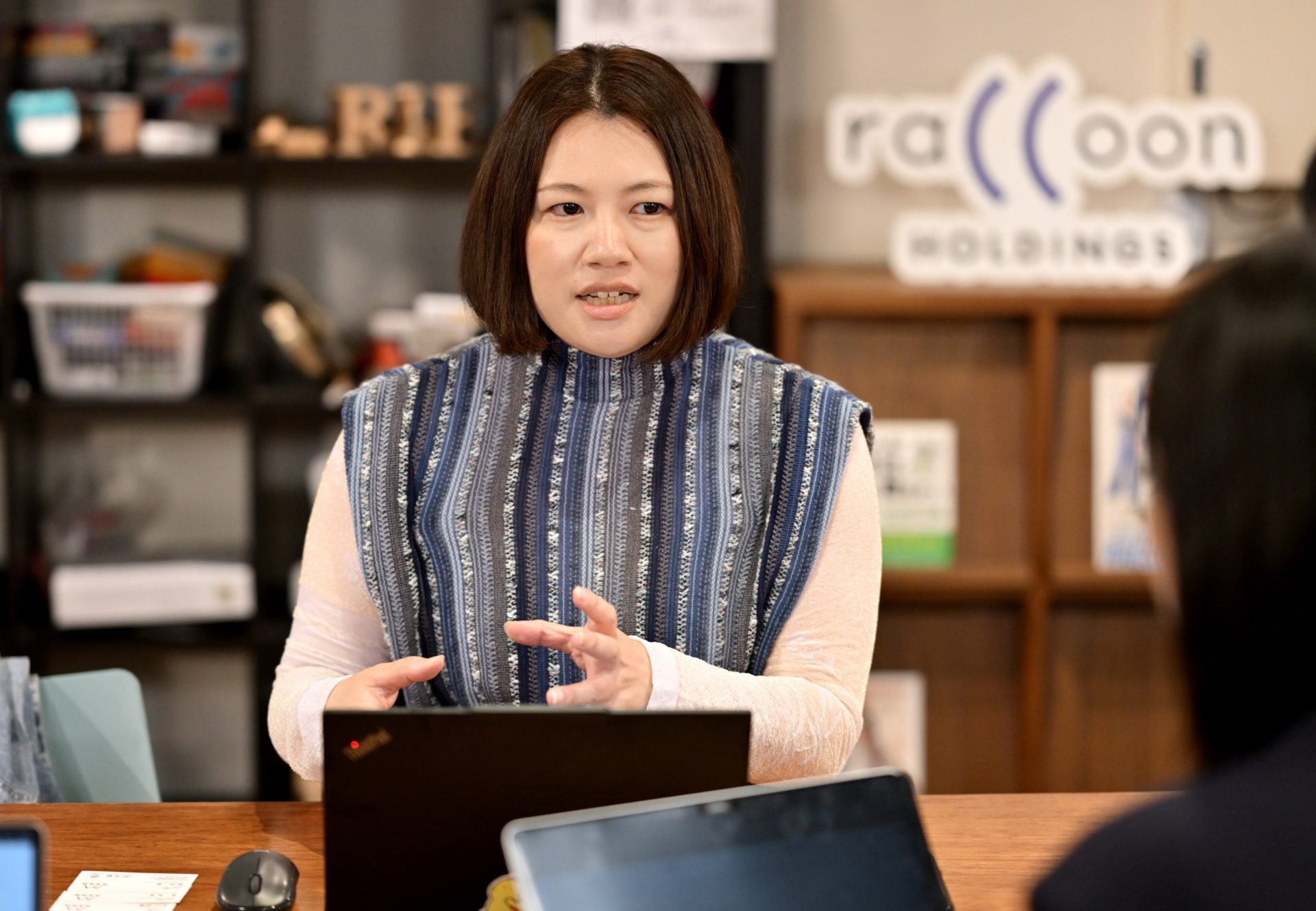 AIに記事の形で出力させることの難しさについて語るラクーンコマースの後藤氏